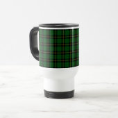 Mug De Voyage Wallace Clan Green et Black Chasse Tartan (Devant gauche)