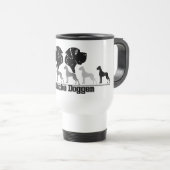 Mug De Voyage Warmhaltetasse Doggen (Devant droit)