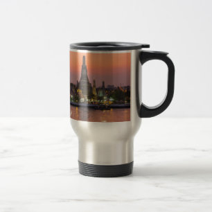 Mug De Voyage Wat Arun Temple Bangkok Thaïlande au coucher du so
