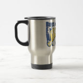 Mug De Voyage Waterboy Volleball en bleu et jaune (Gauche)