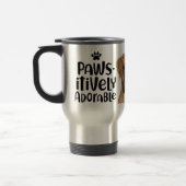 Mug De Voyage Watercolor Boxer drôle chien devis (Gauche)