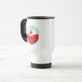 Mug de voyage Watermelon Splash Design d'été migno (Devant gauche)