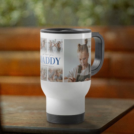 Mug De Voyage We Love You Papa Photo Collage