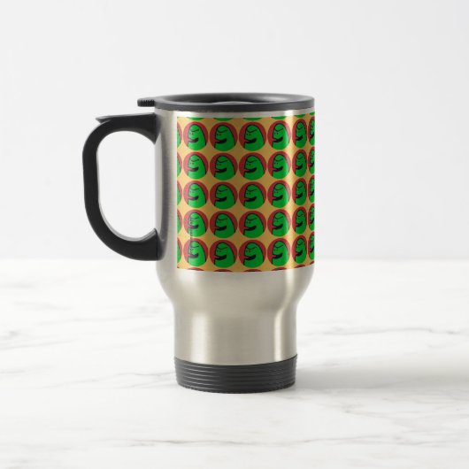 Mug de voyage Weenii "Tête de Weenii" vert (Gauche)