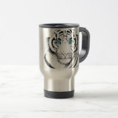 Mug De Voyage White Bengal Tiger Ink (Devant droit)