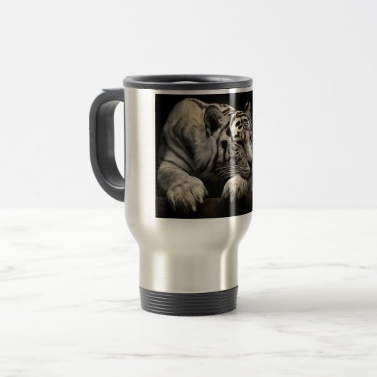 Mug De Voyage White Tiger (Devant gauche)