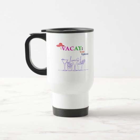 Mug De Voyage White Vacay Margarita— (Gauche)
