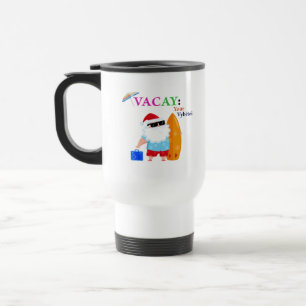 Mug De Voyage White Vacay Père Noël—
