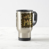 Mug De Voyage Wild Me Leopard Brown et jaune (Devant droit)