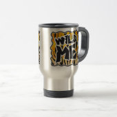 Mug De Voyage Wild Me Tiger orange et noir (Devant droit)
