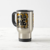 Mug De Voyage Wild Me Tiger orange et noir (Devant gauche)