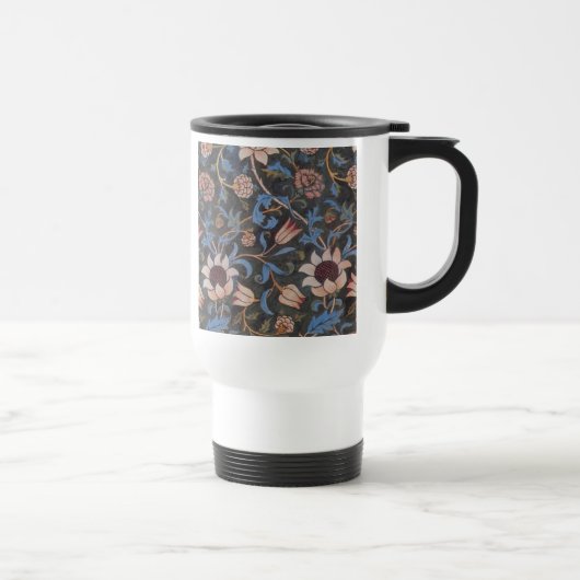 Mug De Voyage William Morris Evenlode Textile Floral Art (Droite)