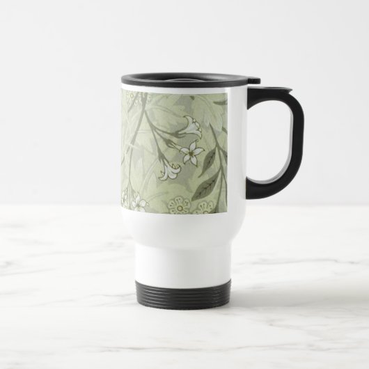 Mug De Voyage William Morris Jasmine Botanique Antique Vintage (Droite)