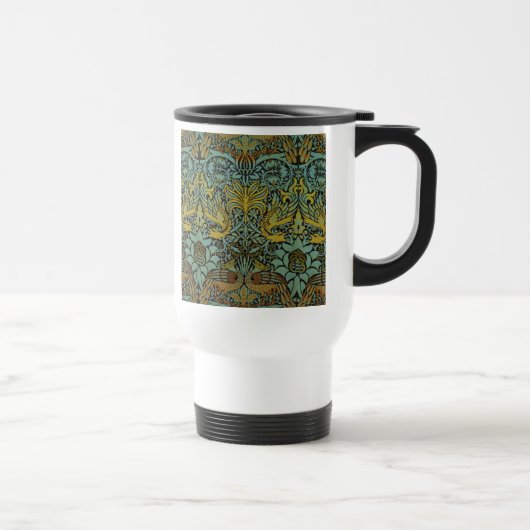 Mug De Voyage William Morris Peacock Dragon Fond d'écran (Droite)