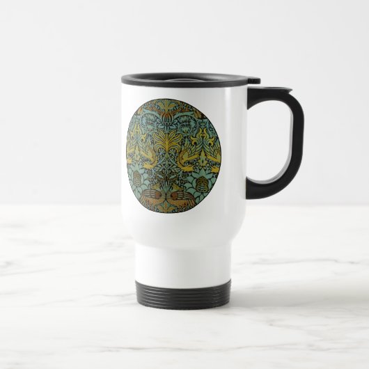 Mug De Voyage William Morris Peacock Dragon Fond d'écran (Droite)
