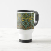 Mug De Voyage William Morris Peacock Dragon Fond d'écran (Devant droit)