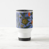 Mug De Voyage William Morris Pomegranate Bleu papier peint color (Centre)