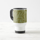 Mug De Voyage William Morris Willow Antique Green Leaf Vine Art (Devant gauche)