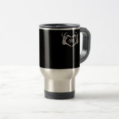 Mug De Voyage Wizard Classic - Skeleton Hands Heart (Devant droit)