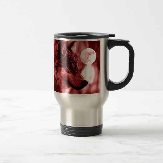 Mug De Voyage Wolf Eyes & Moon (Droit)