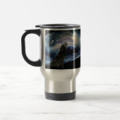 Mug De Voyage Wolf hurle sur la lune (Gauche)
