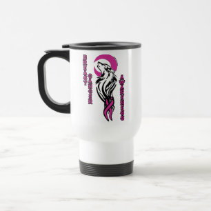 Mug De Voyage Wolf/Lune...Cancer du sein