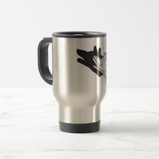 Mug De Voyage Wolf Silhouette (Devant gauche)