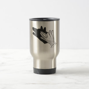 Mug De Voyage Wolf Silhouette