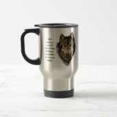 Mug De Voyage Wolf totem Inspirational Spirit Guide Animal (Gauche)