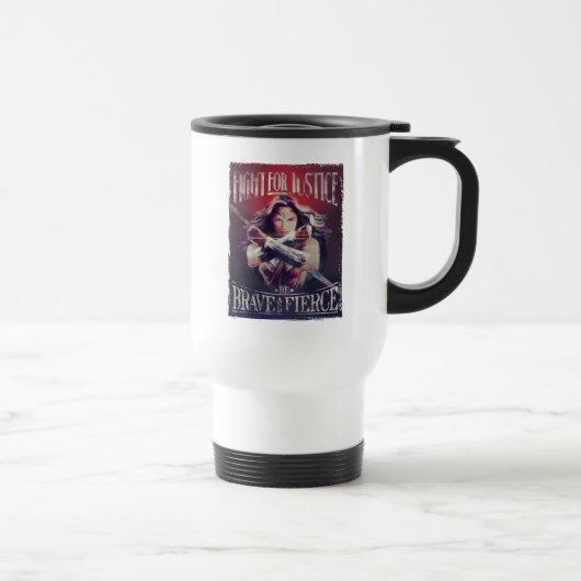 Mug De Voyage Wonder Woman Lutte Pour La Justice (Droite)