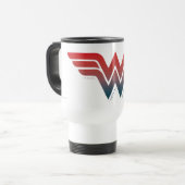 Mug De Voyage Wonder Woman Red Blue Gradient Logo (Devant gauche)
