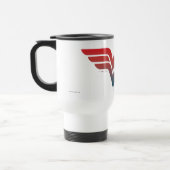 Mug De Voyage Wonder Woman Red Blue Gradient Logo (Gauche)