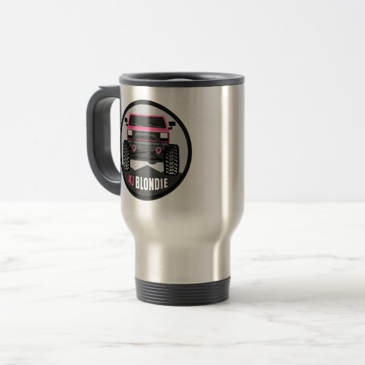 MUG DE VOYAGE XJ ROSE (Devant gauche)