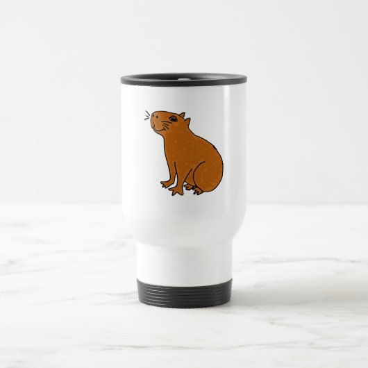 Mug De Voyage XX art de Capybara (Centre)