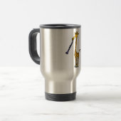 Mug De Voyage XX girafe jouant la clarinette (Devant gauche)