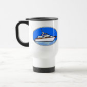 Mug De Voyage Yacht dans l'ovale (Gauche)