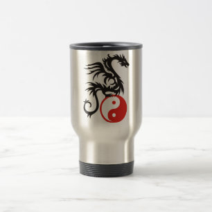 Mug De Voyage Yin et Yang Dragon