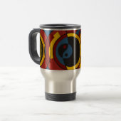 Mug De Voyage Yin et Yang modernes (Devant gauche)