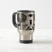 Mug De Voyage Yoga et arbre de la vie (Devant gauche)