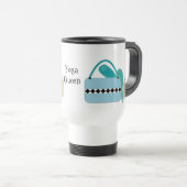 Mug De Voyage Yoga Queen Yoga Gear Design (Devant droit)