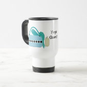 Mug De Voyage Yoga Queen Yoga Gear Design (Devant gauche)
