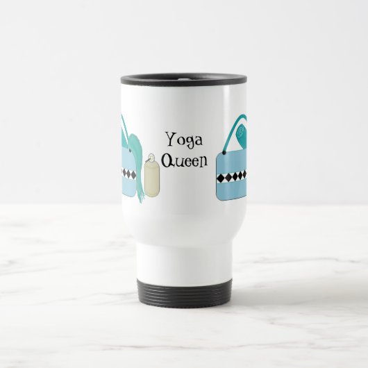 Mug De Voyage Yoga Queen Yoga Gear Design (Centre)