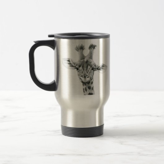 Mug De Voyage Young Giraffe design by Schukina G053 (Gauche)