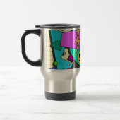 Mug De Voyage Zany Wild Dessin Style Happy motif (Gauche)