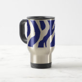 Mug De Voyage Zèbre Bleu (Devant gauche)