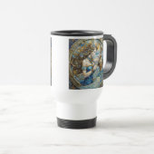 Mug De Voyage Zodiac - Aquarius Le Porteur D'Eau (Devant droit)