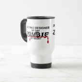 Mug De Voyage Zombi de concepteur (Devant gauche)