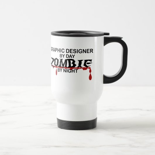 Mug De Voyage Zombi de concepteur (Droite)