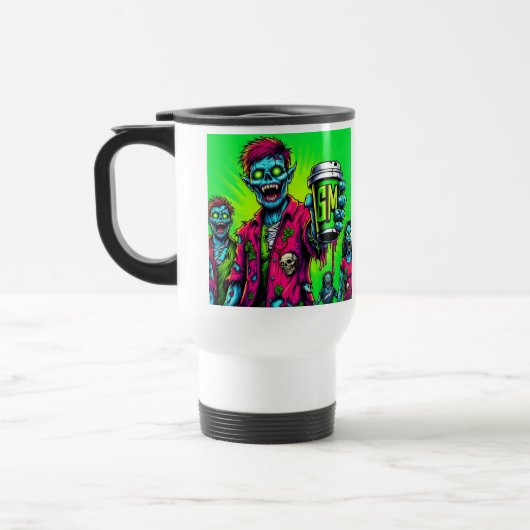Mug De Voyage Zombies caféinés (Gauche)