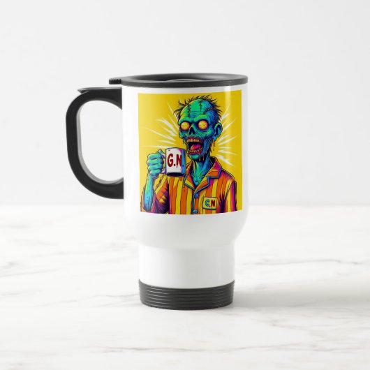 Mug De Voyage Zombies caféinés (Gauche)